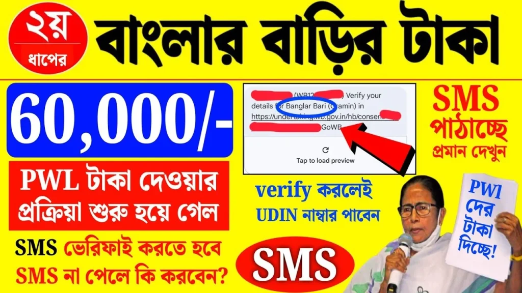 Banglar Bari Scheme 2025: SMS Verification, Aadhar Link, Payment Date & Latest Update