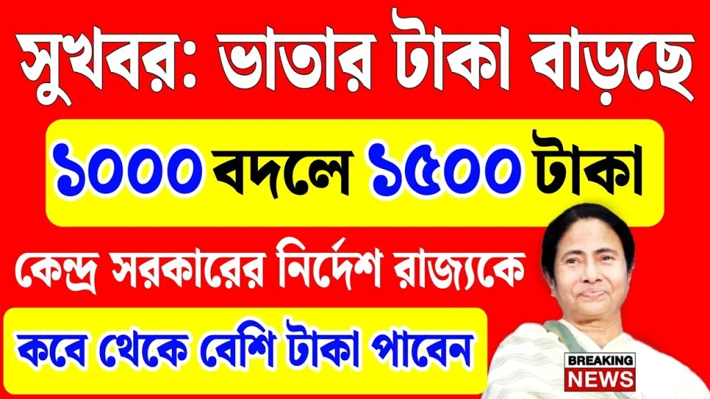 West Bengal Old Age Pension Hike