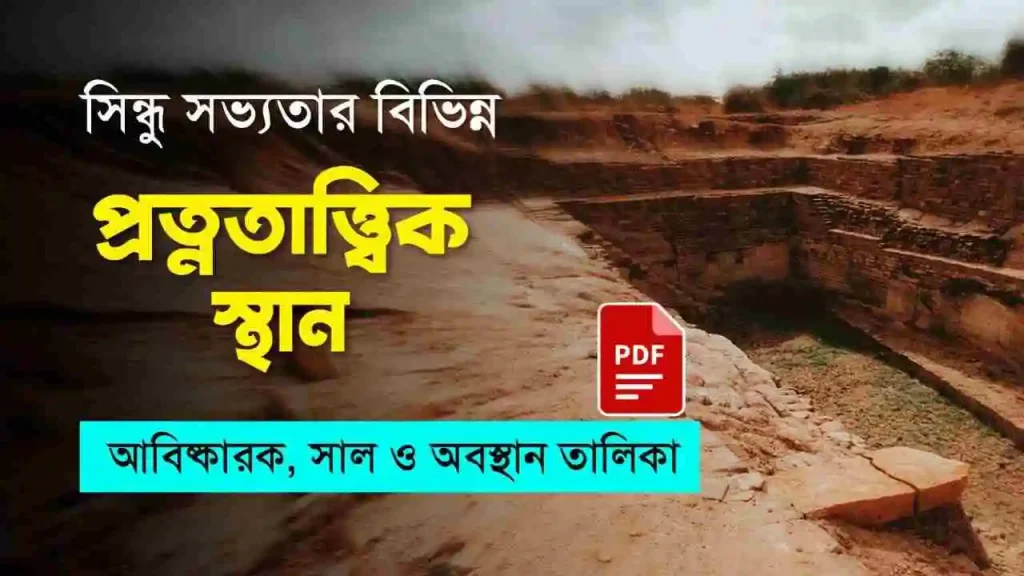 Indus Civilization Bangla Gk Free PDF